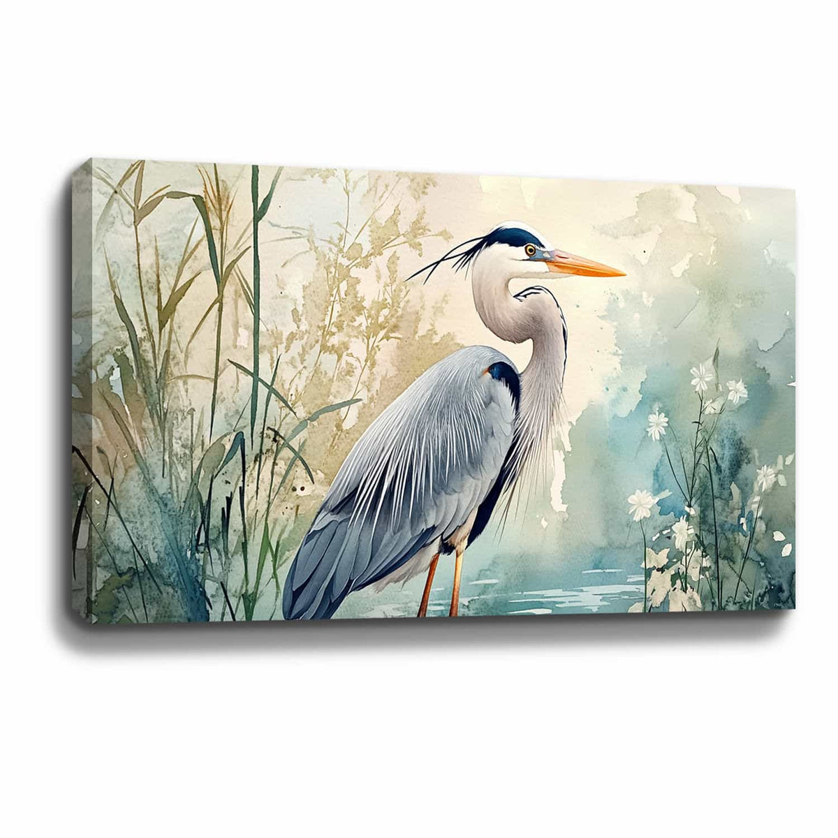Egret Canvas Art