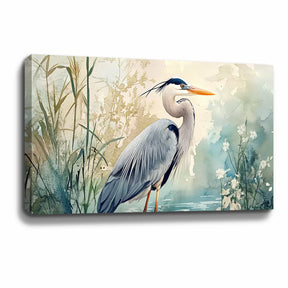 Egret Canvas Art