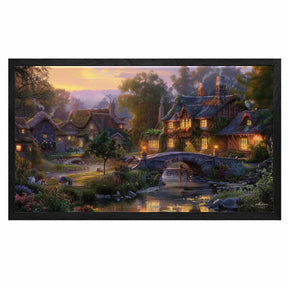 Cobblestone Bridge Canvas Art