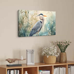 Egret Canvas Art