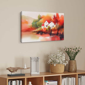 Maple House Canvas Art