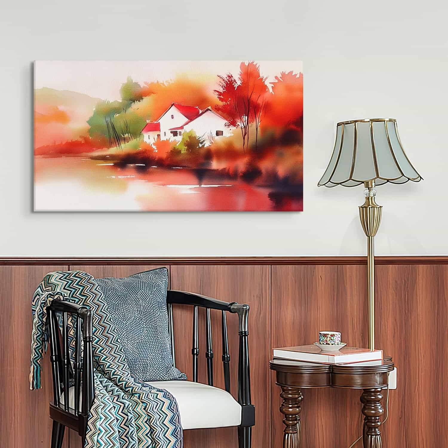 Maple House Canvas Art