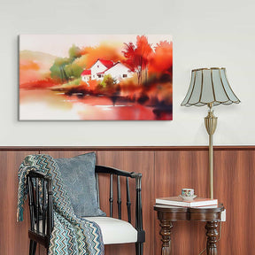 Maple House Canvas Art