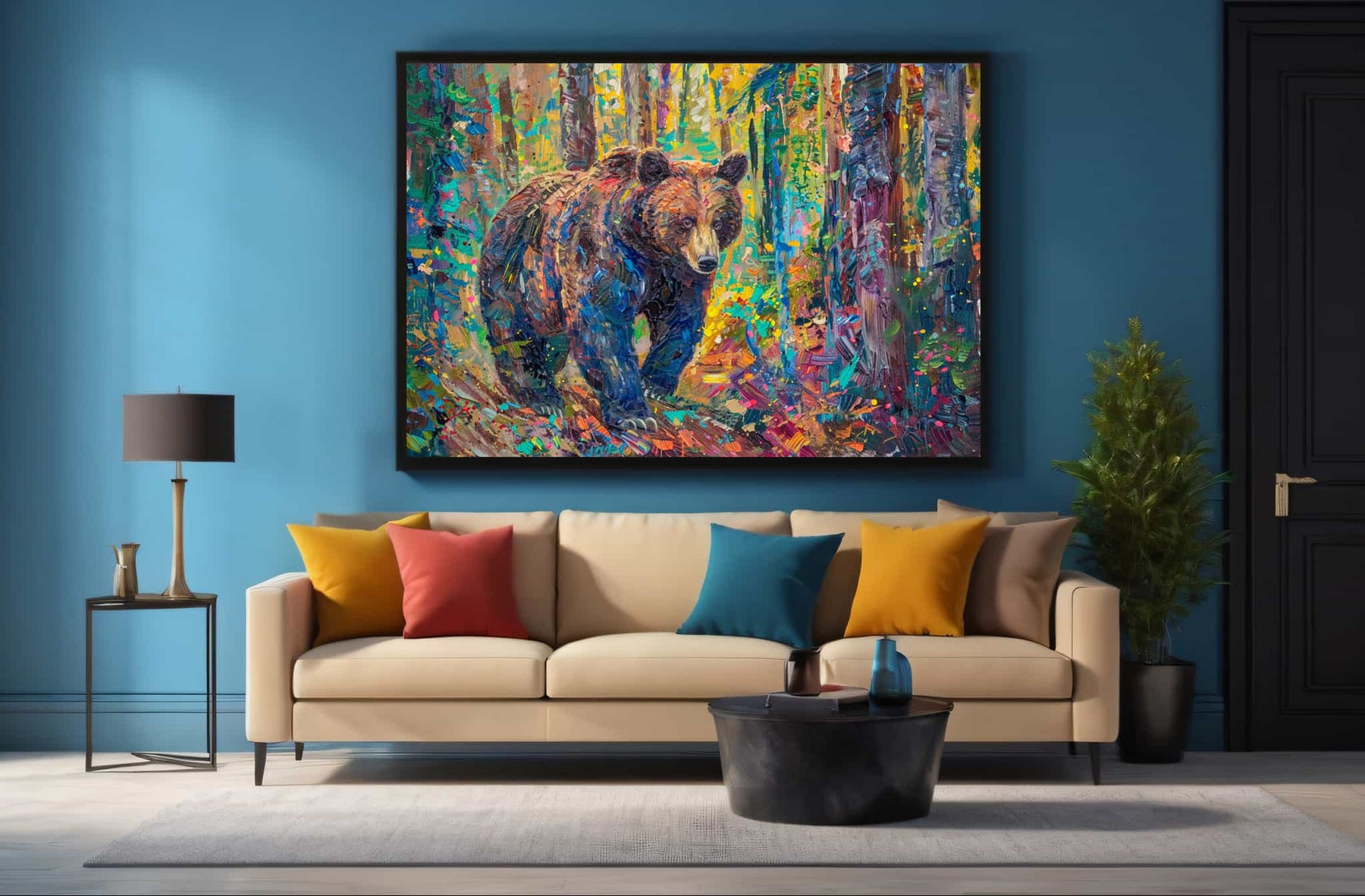 Bear Canvas Art