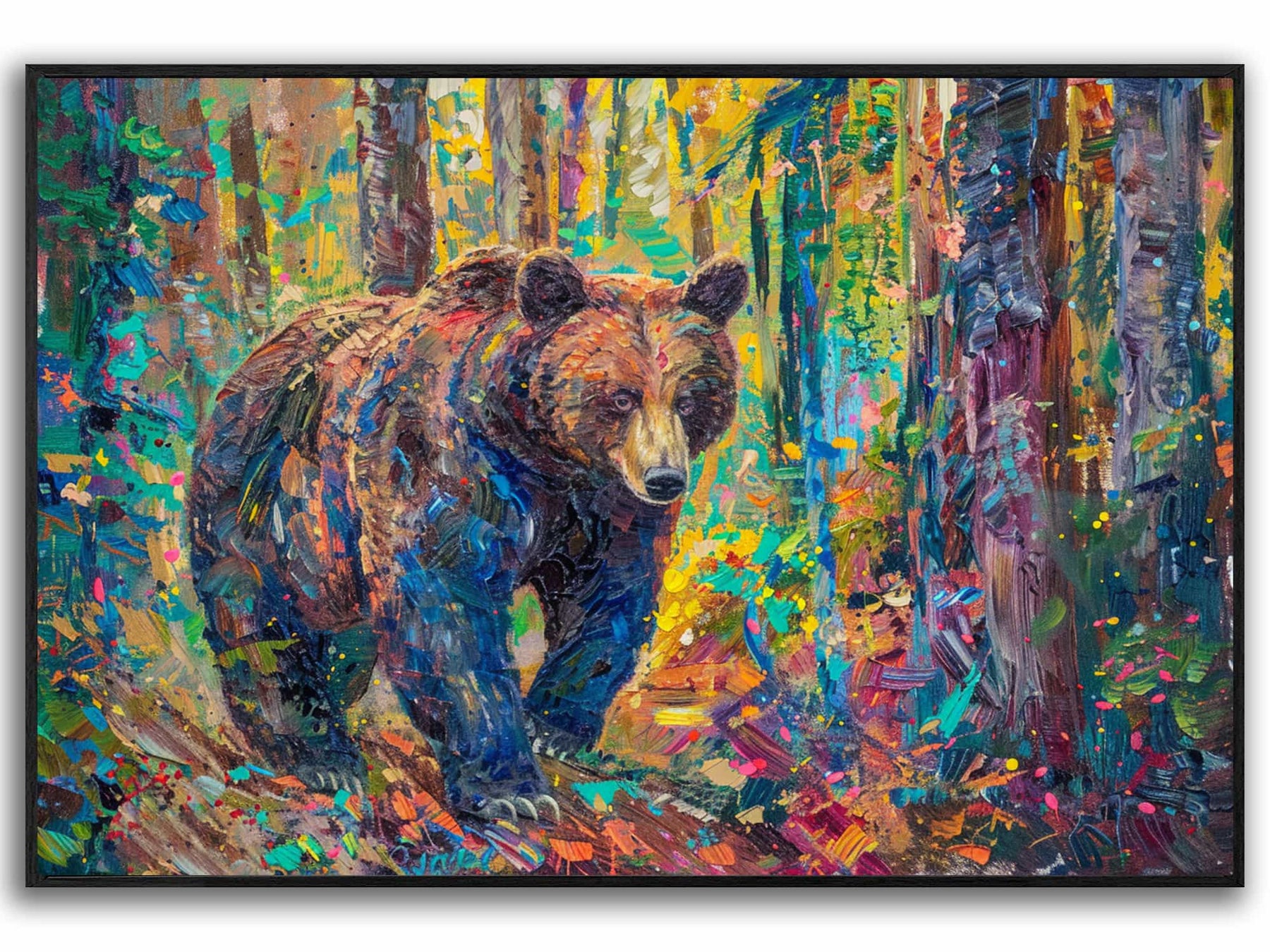 Bear Canvas Art