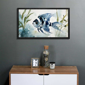 Blue Fish Canvas Art