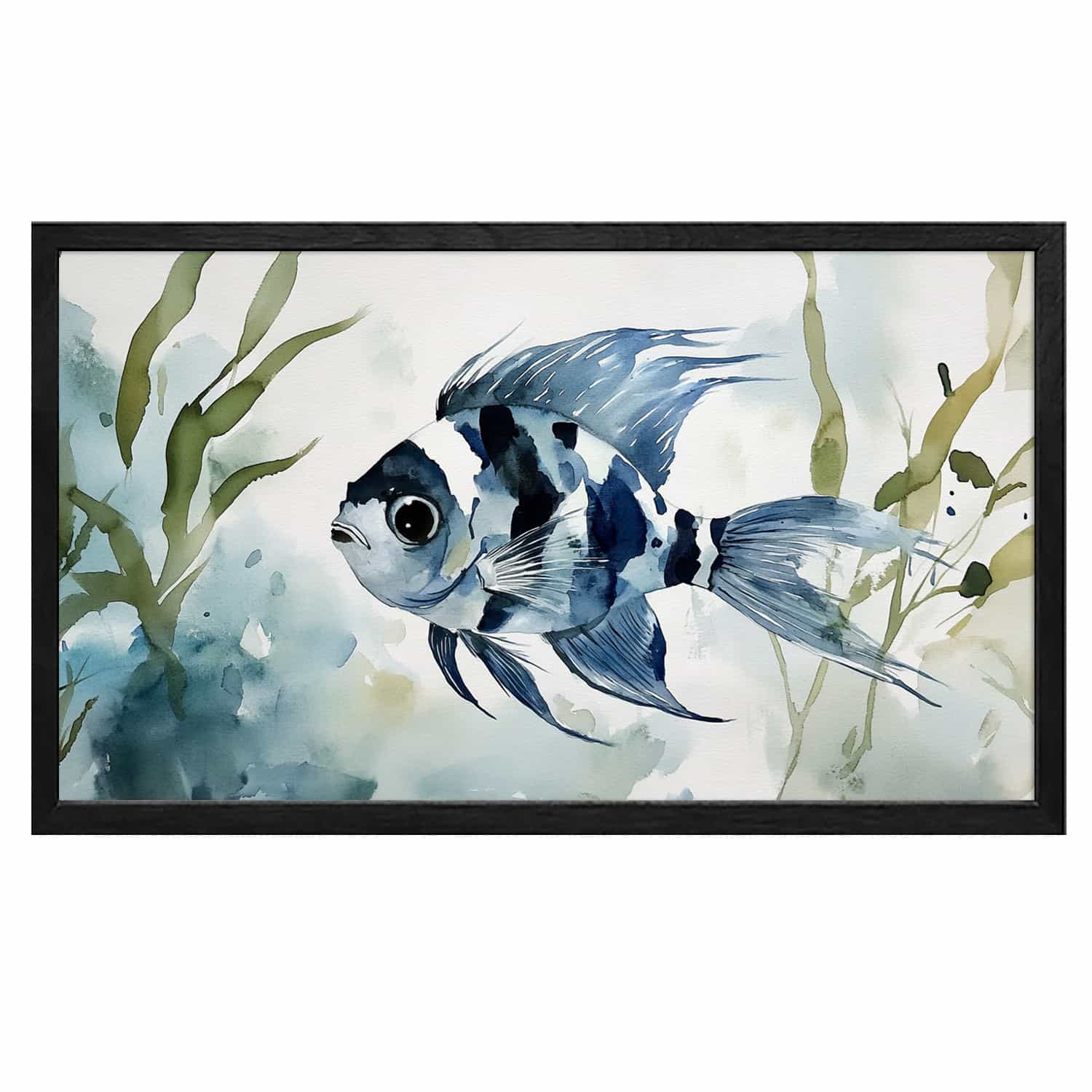Blue Fish Canvas Art