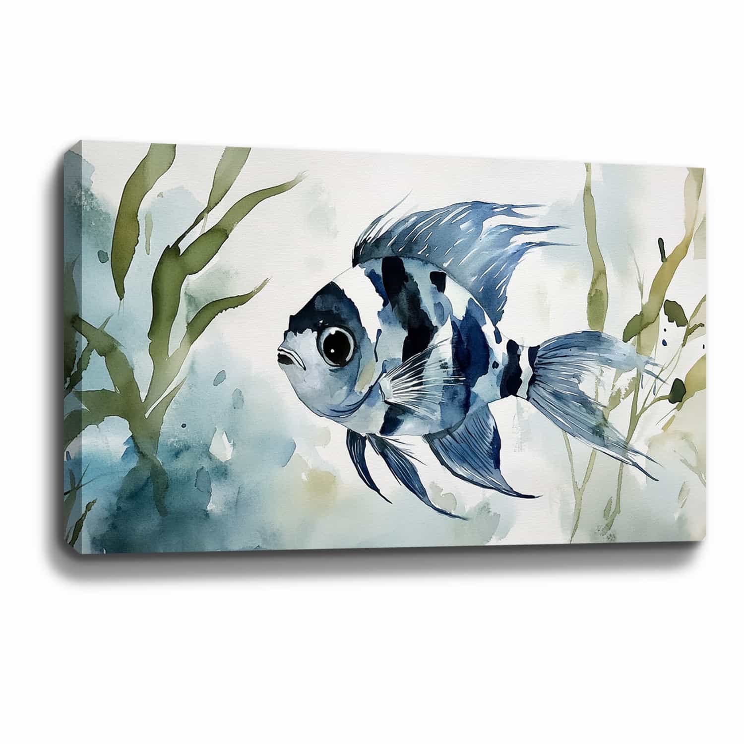 Blue Fish Canvas Art