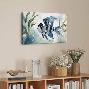 Blue Fish Canvas Art