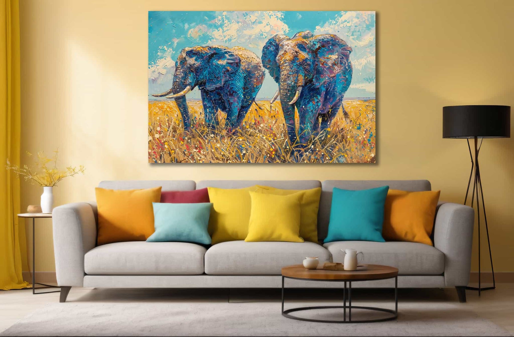 Elephant Canvas Art