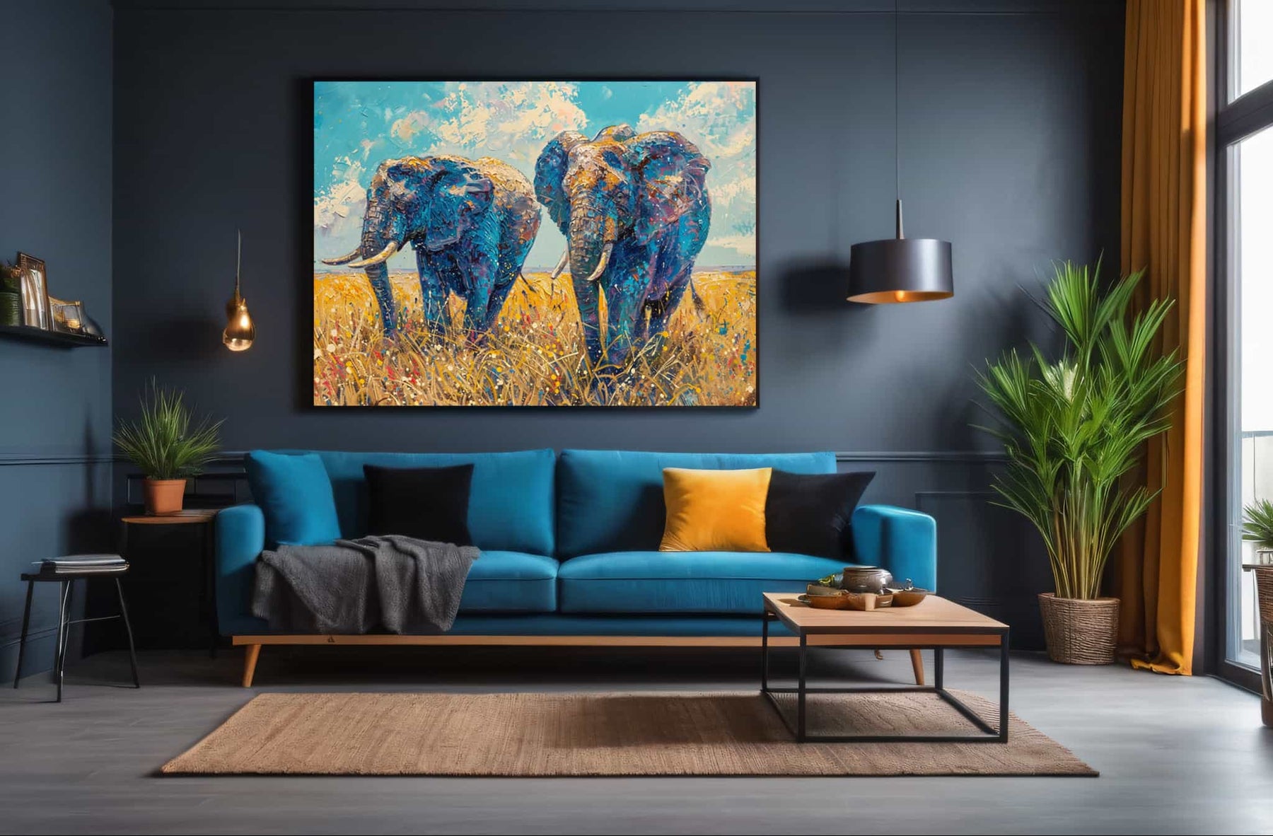 Elephant Canvas Art