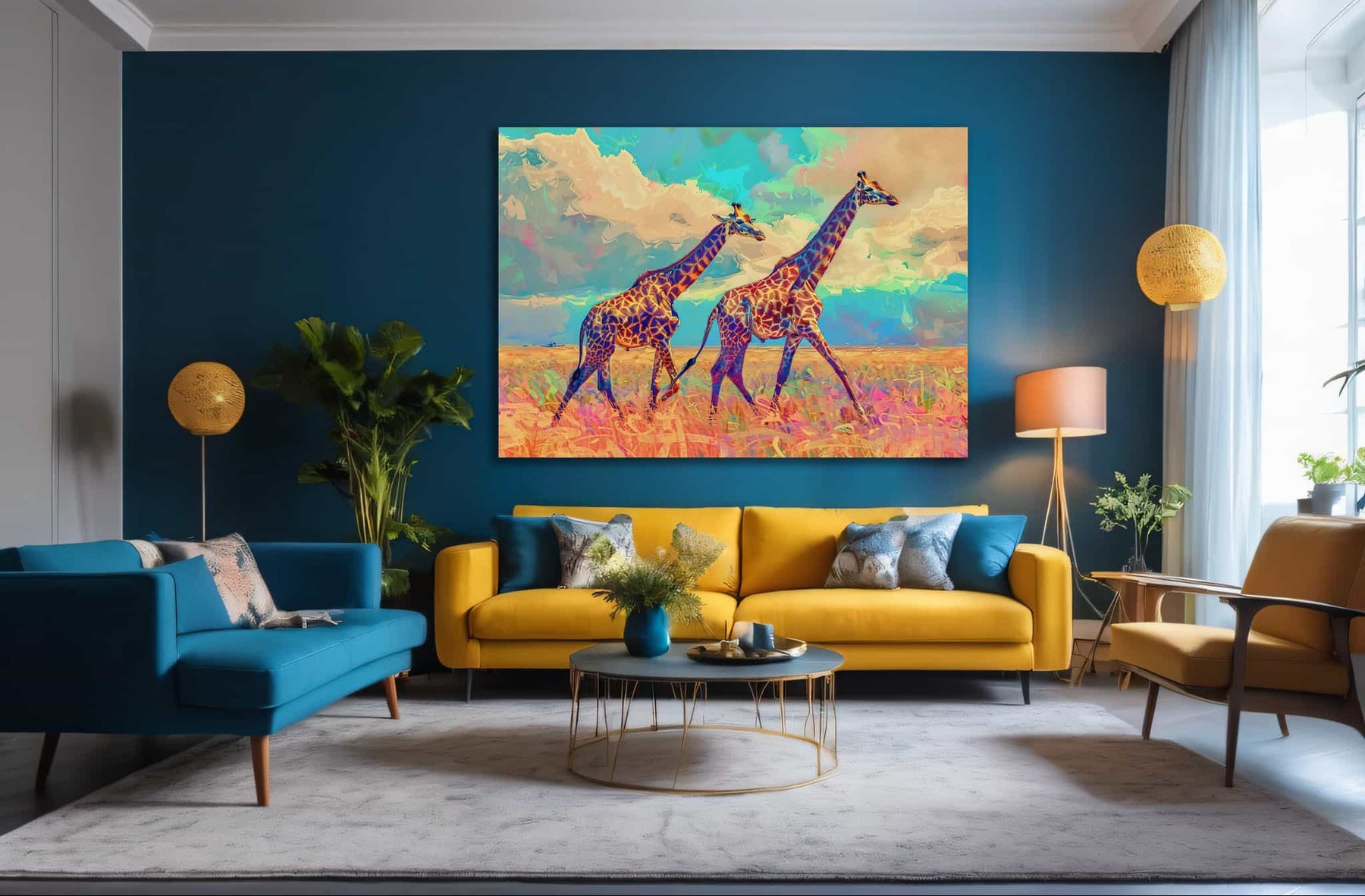 Giraffe Canvas Art