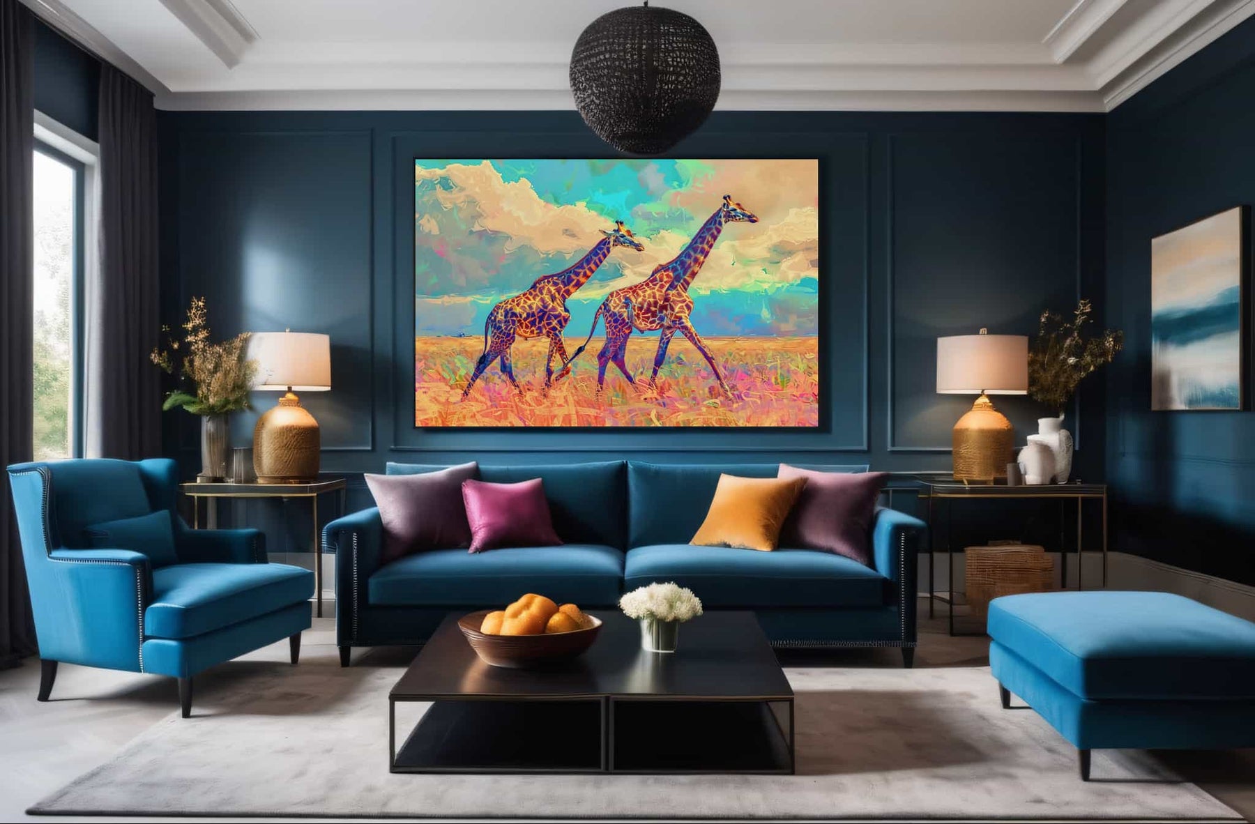 Giraffe Canvas Art