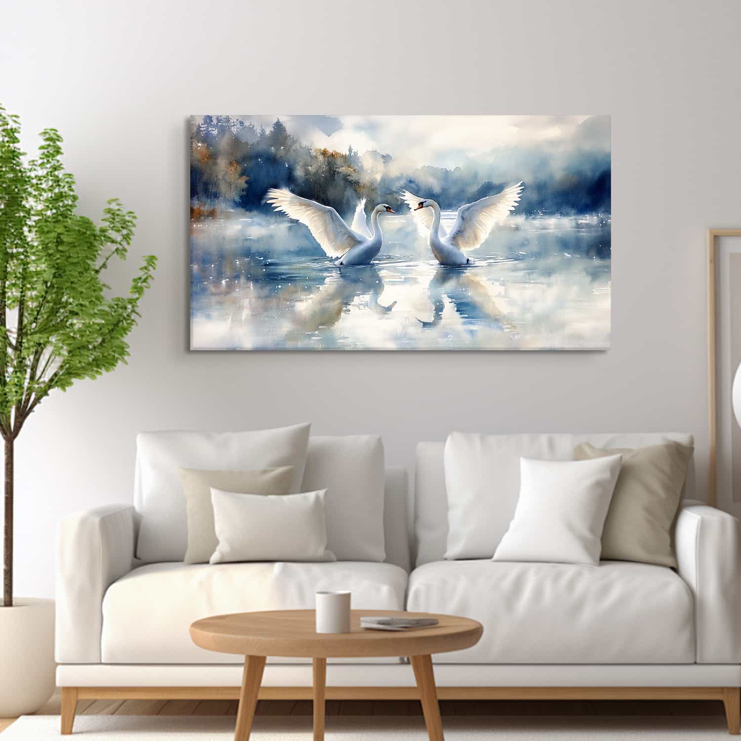 Swan Canvas Art