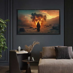Burning Bush Canvas Art