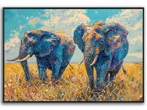 Elephant Canvas Art