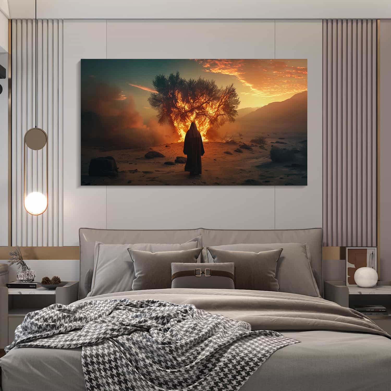 Burning Bush Canvas Art