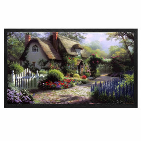 Garden Behind House Canvas Art