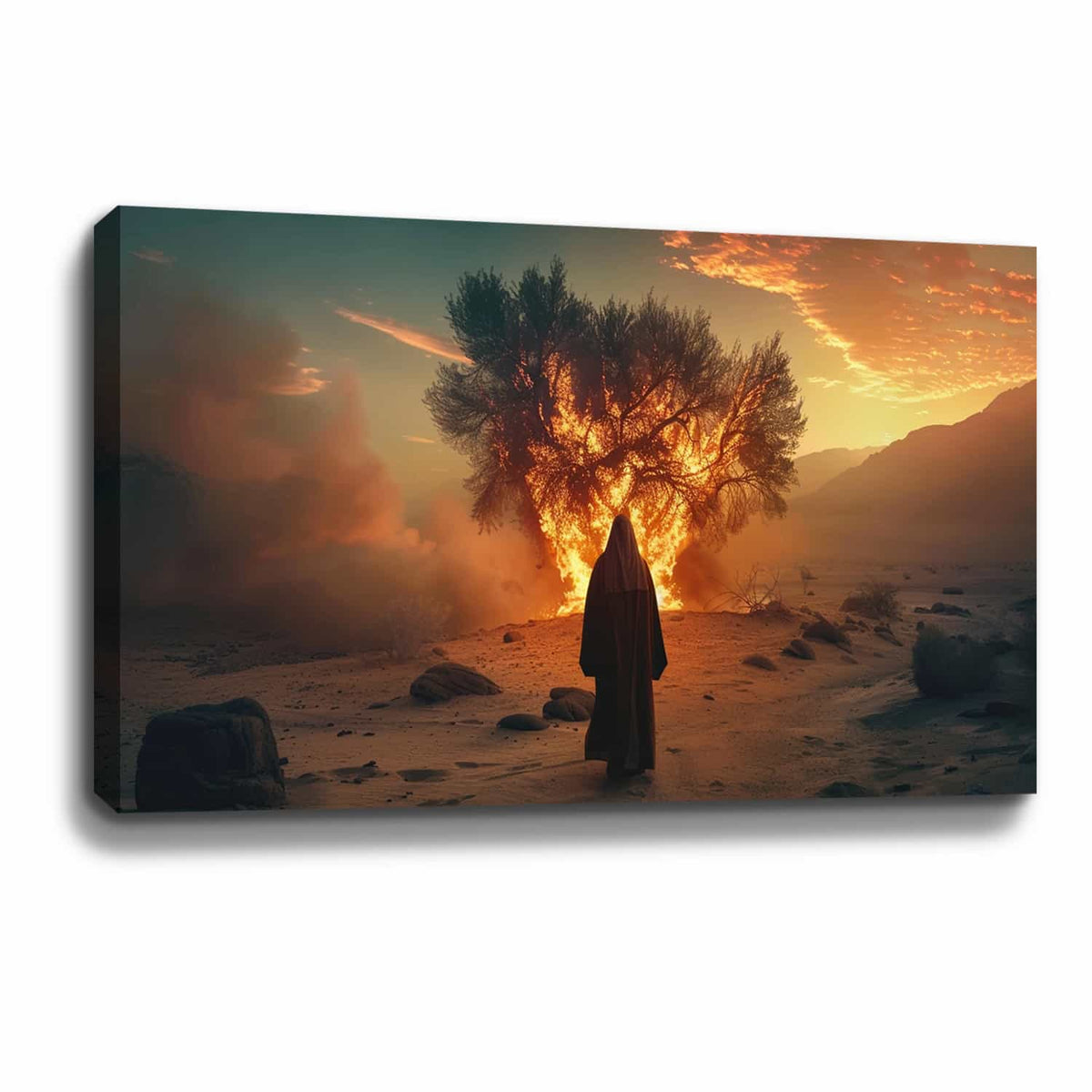 Burning Bush Canvas Art