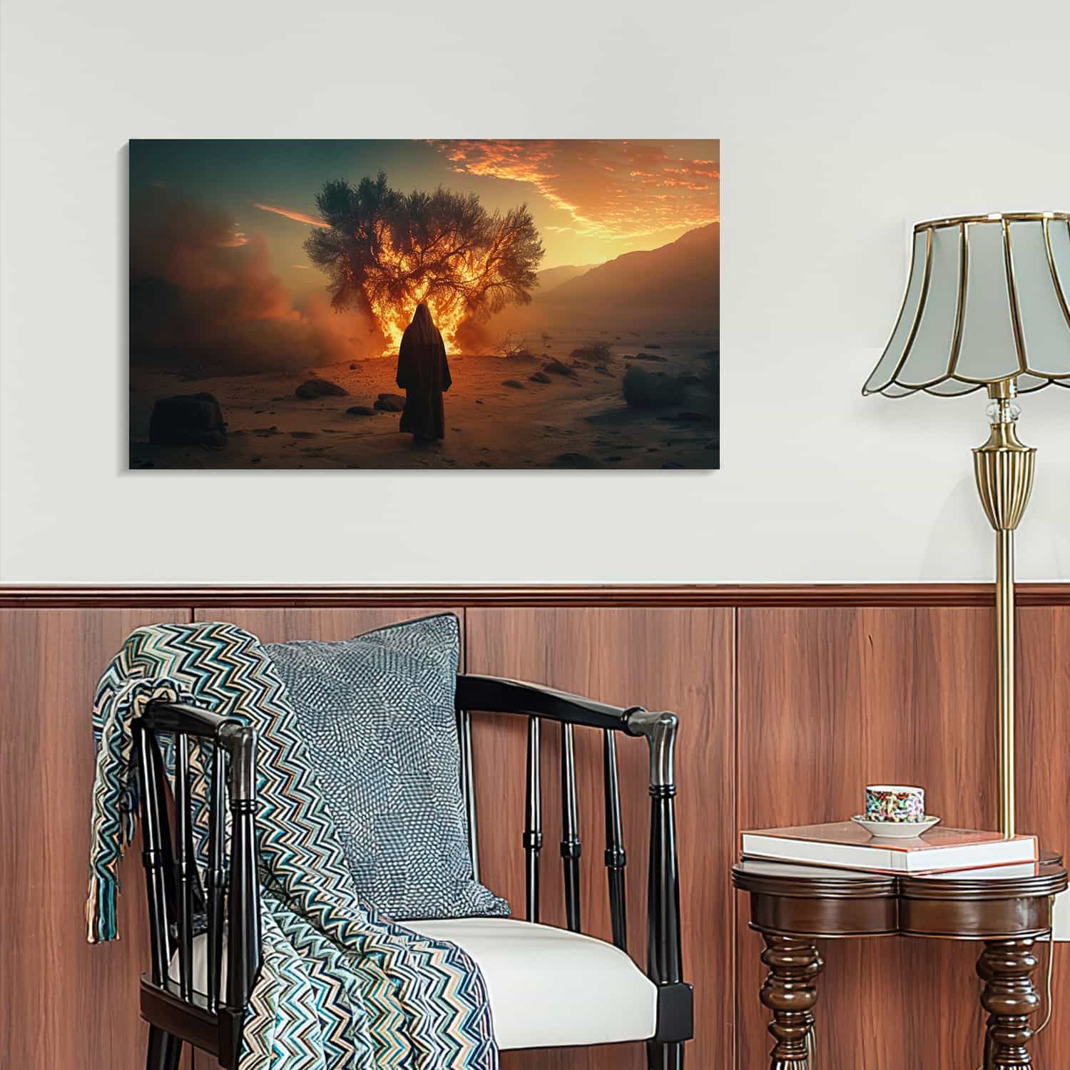 Burning Bush Canvas Art