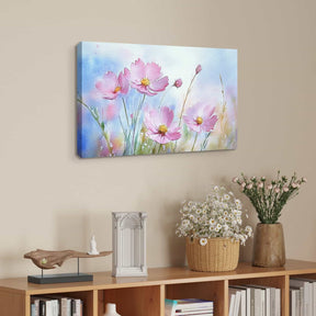 Pink Flower Canvas Art