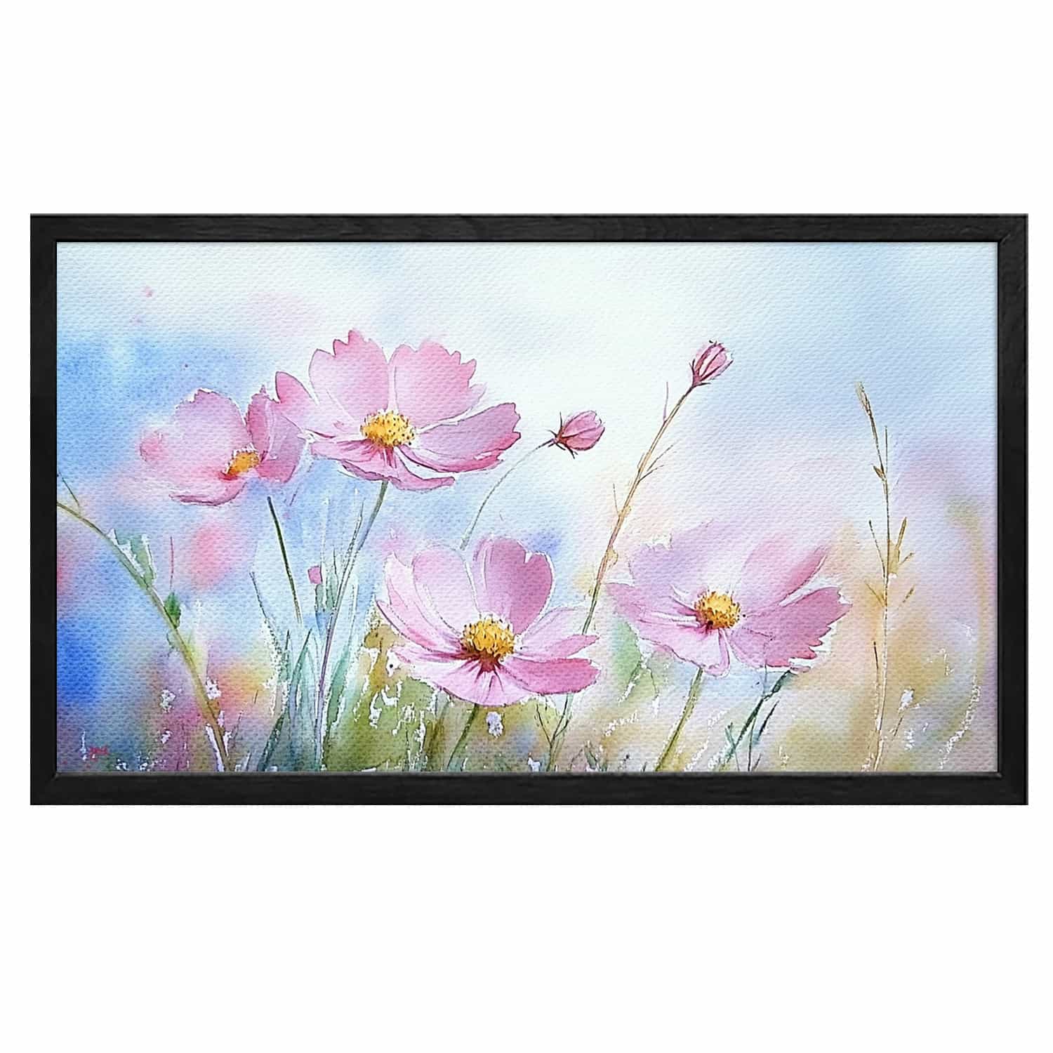 Pink Flower Canvas Art