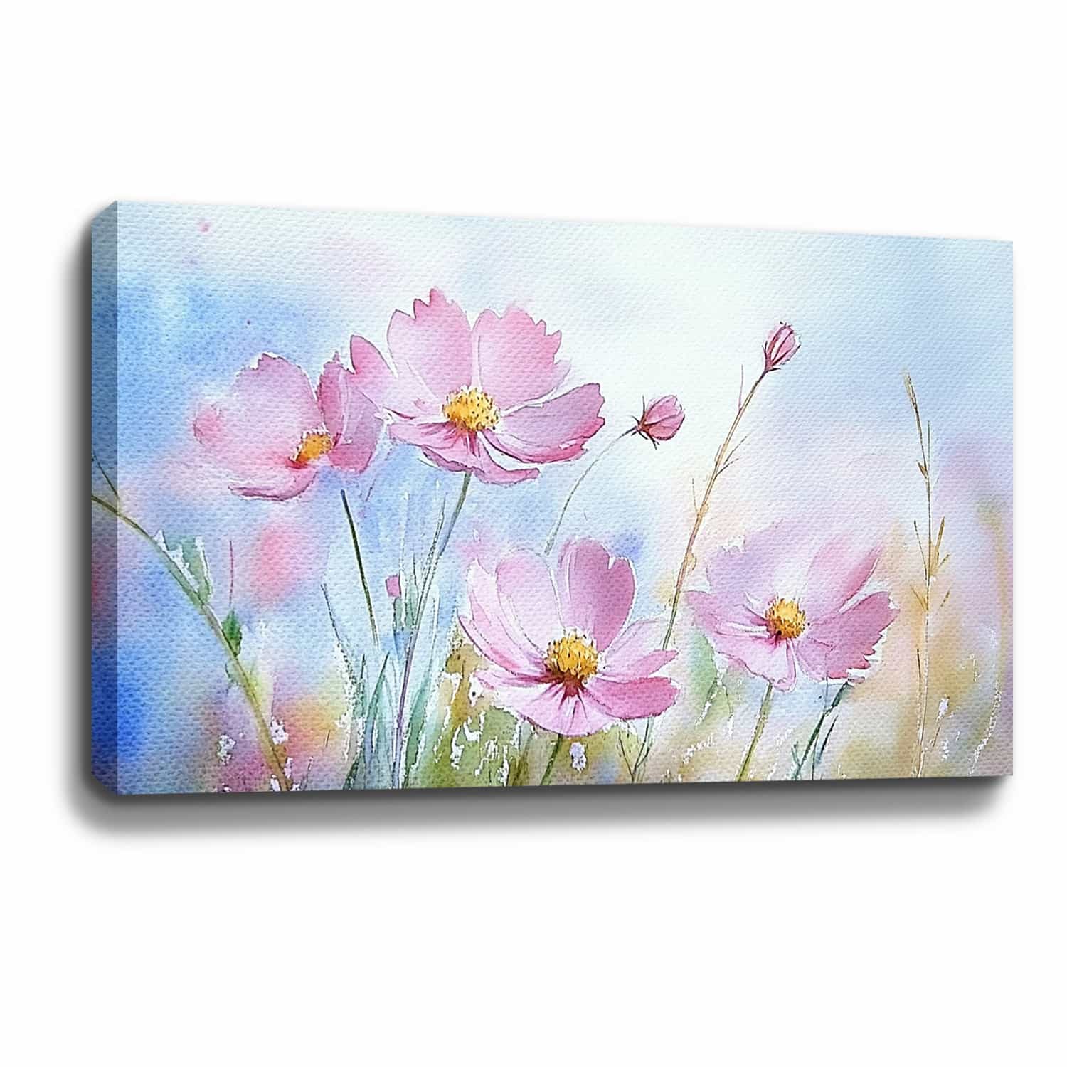 Pink Flower Canvas Art