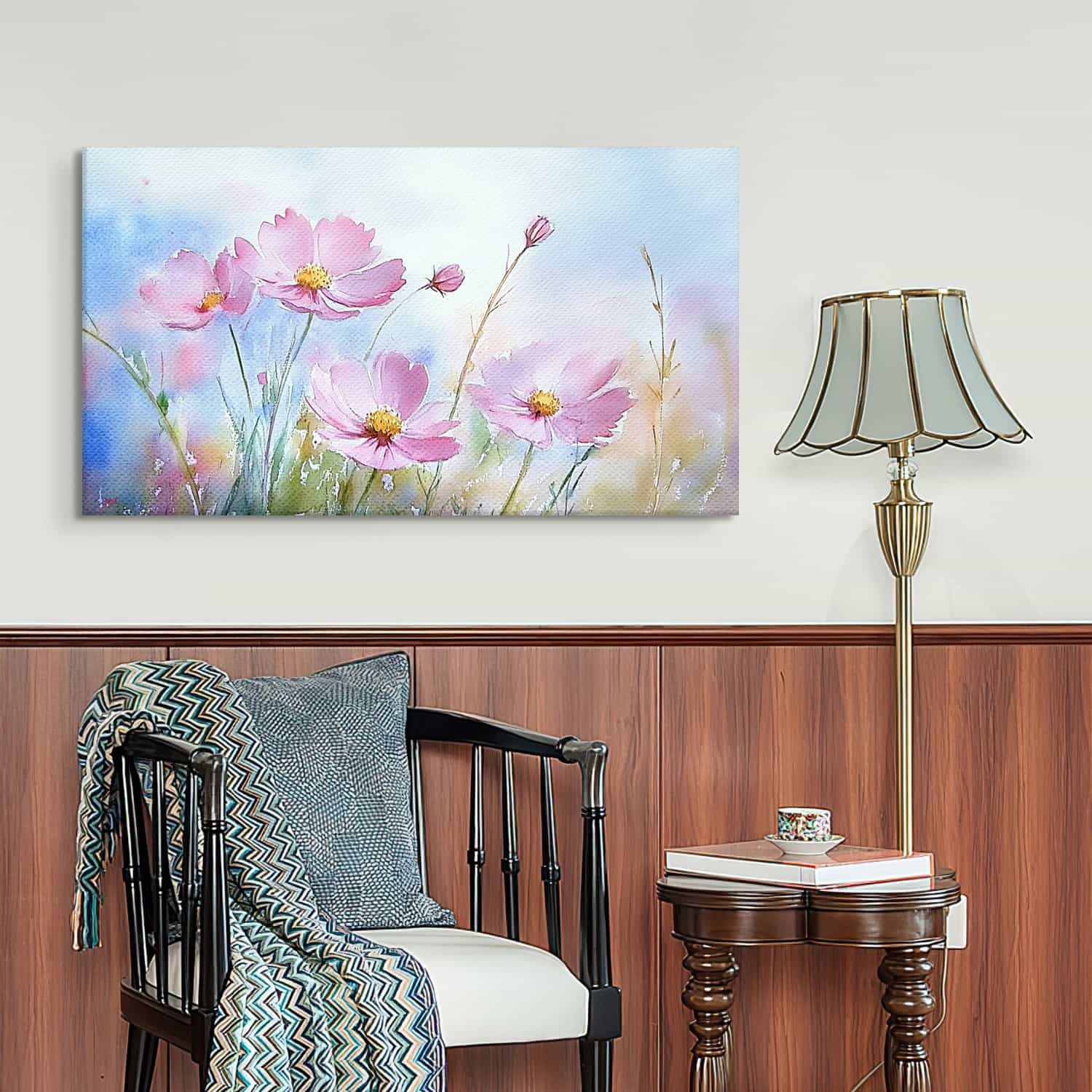 Pink Flower Canvas Art