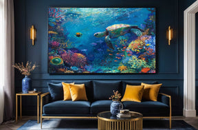 Sea Turtle Canvas Art