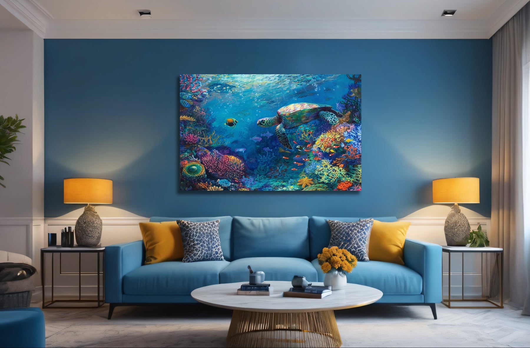 Sea Turtle Canvas Art