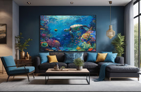 Sea Turtle Canvas Art