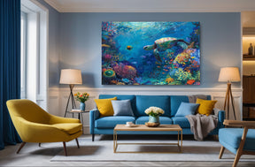 Sea Turtle Canvas Art