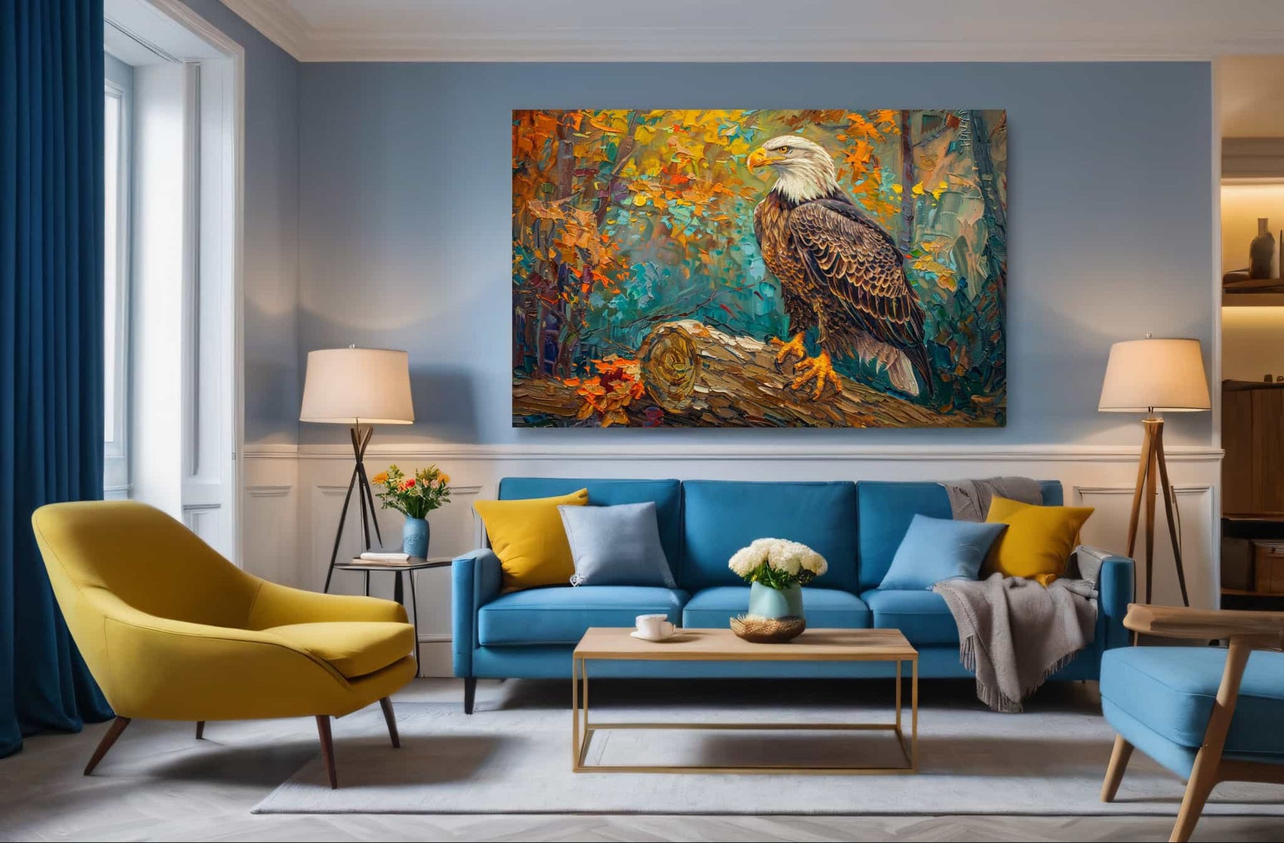 Hawk Canvas Art