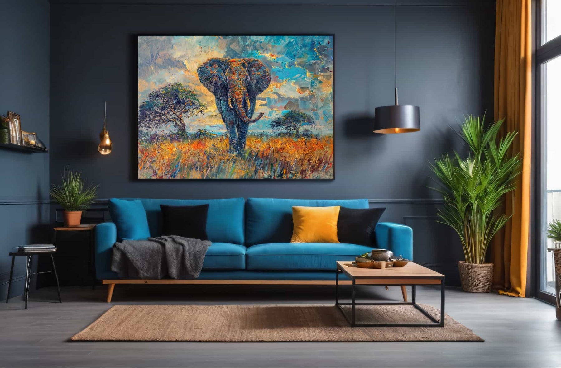 Elephant Canvas Art
