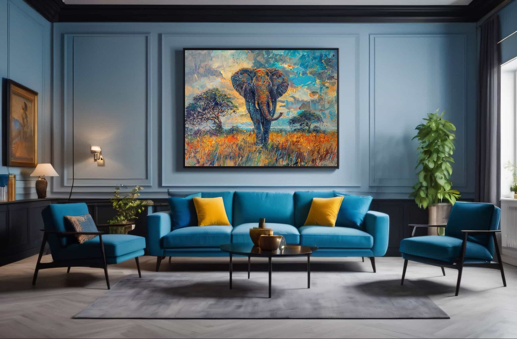 Elephant Canvas Art