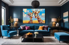 Giraffe Canvas Art