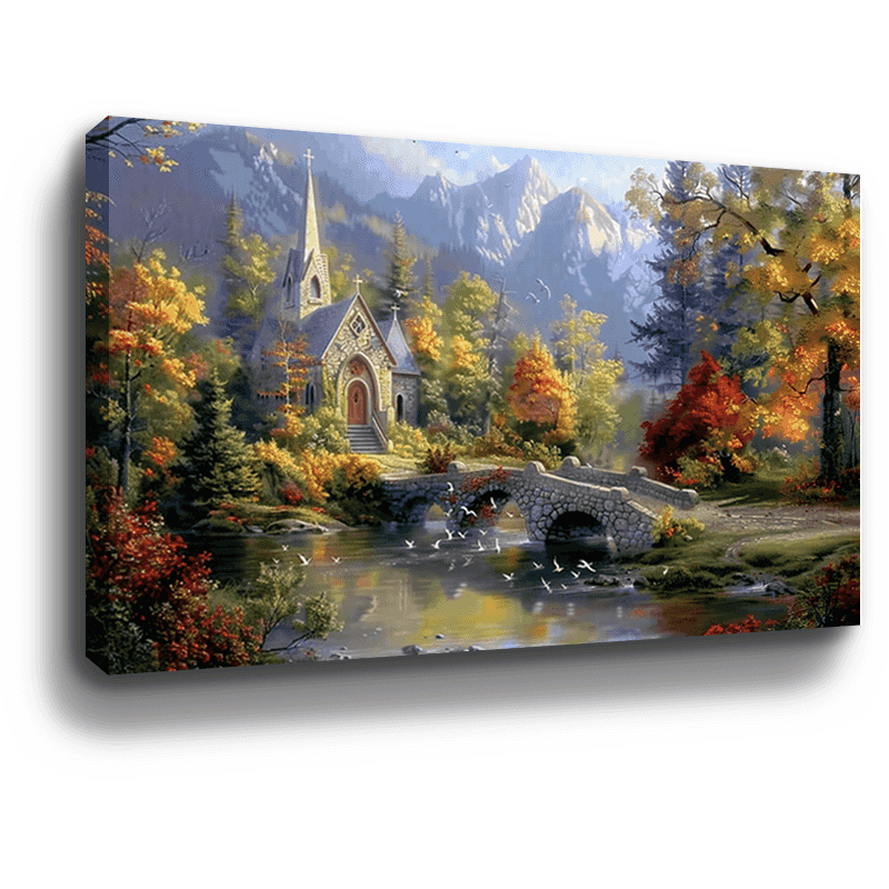 The Church Canvas Art