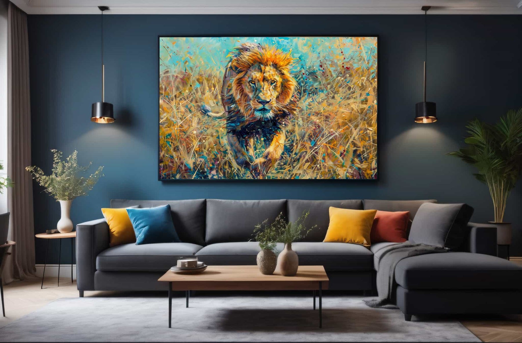 Lion Canvas Art