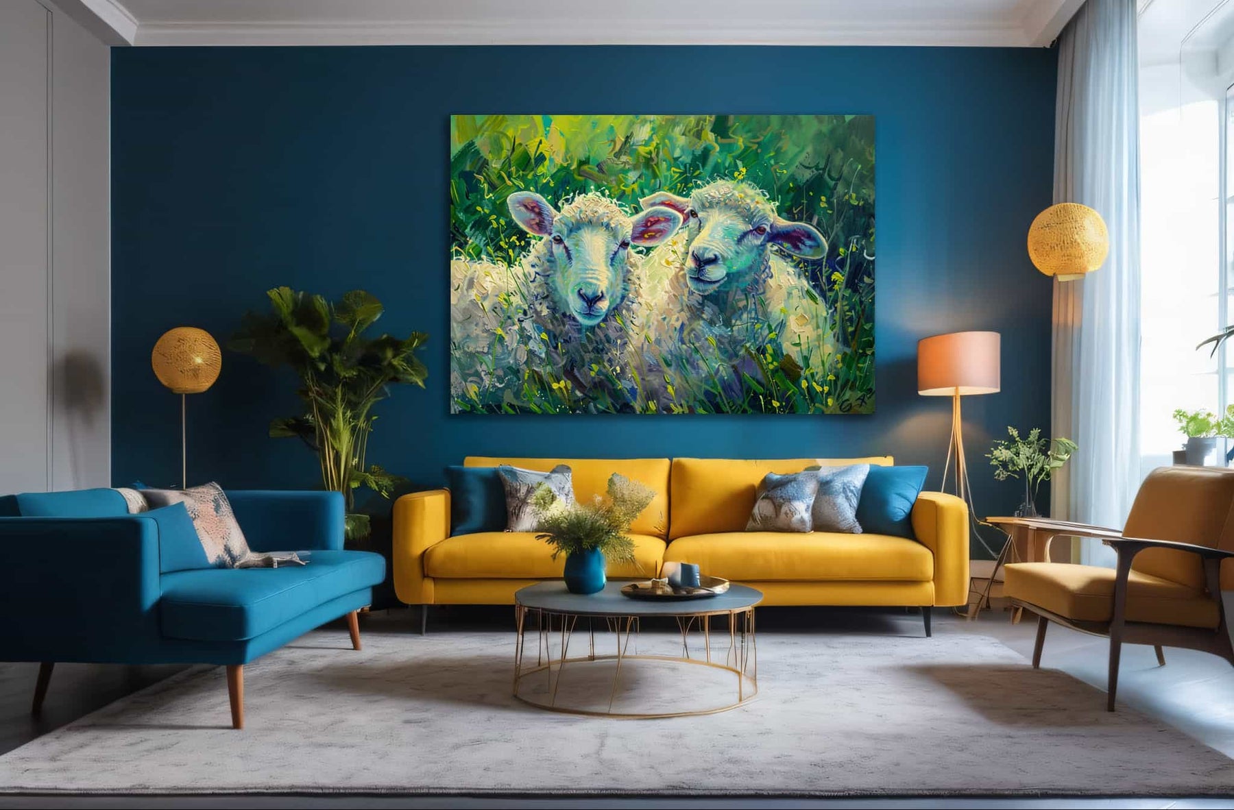 Sheep Canvas Art