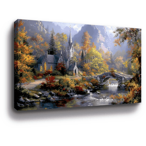 Garden Path Forest Canvas Art