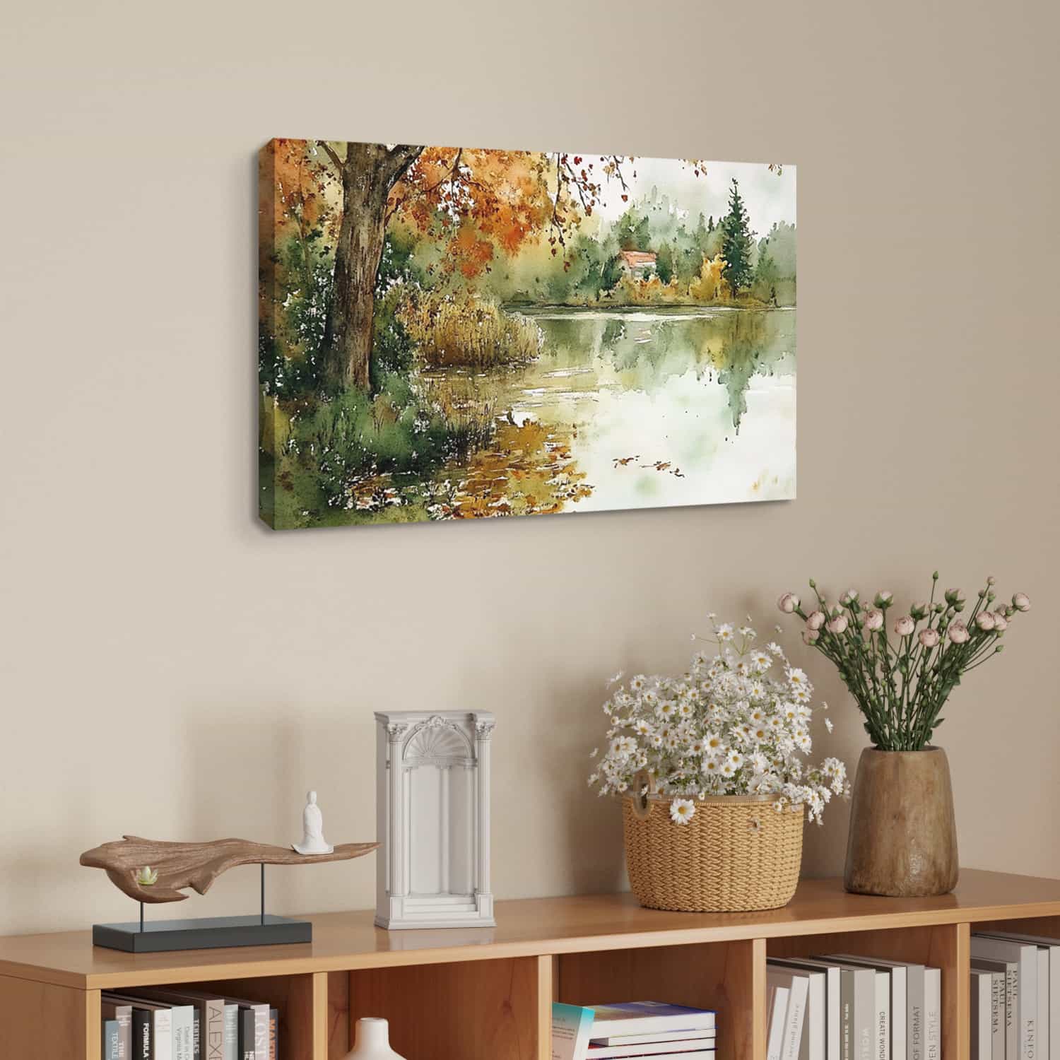 Maple River House Canvas Art