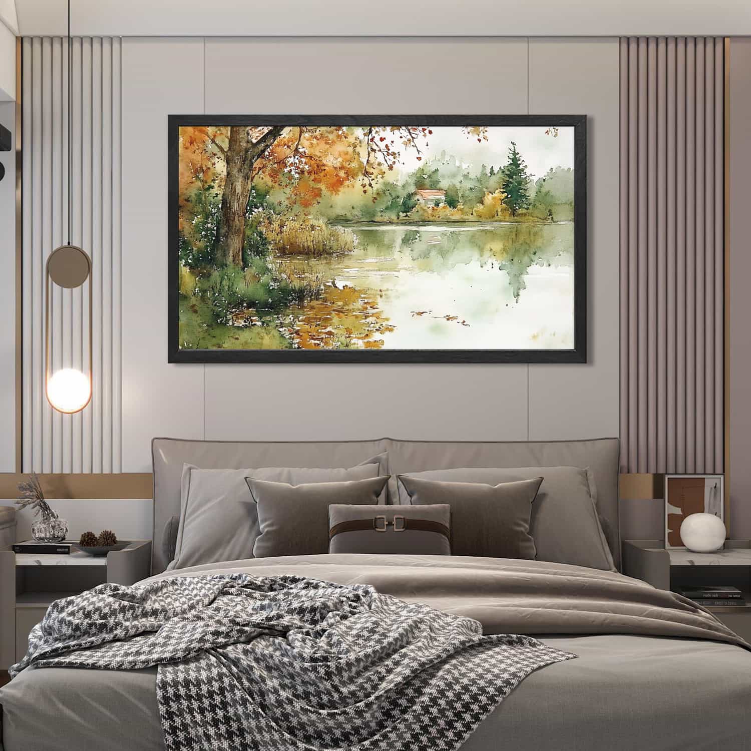 Maple River House Canvas Art