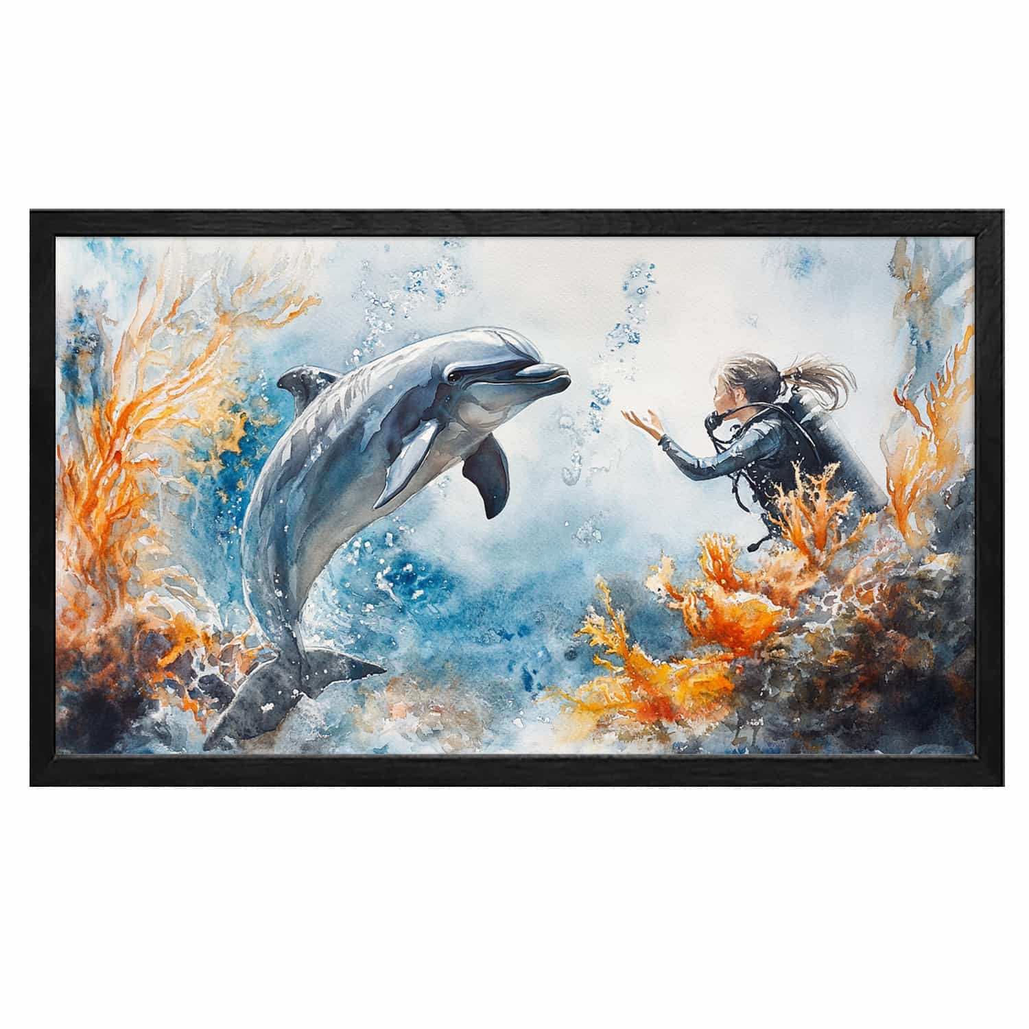 Dolphin Canvas Art