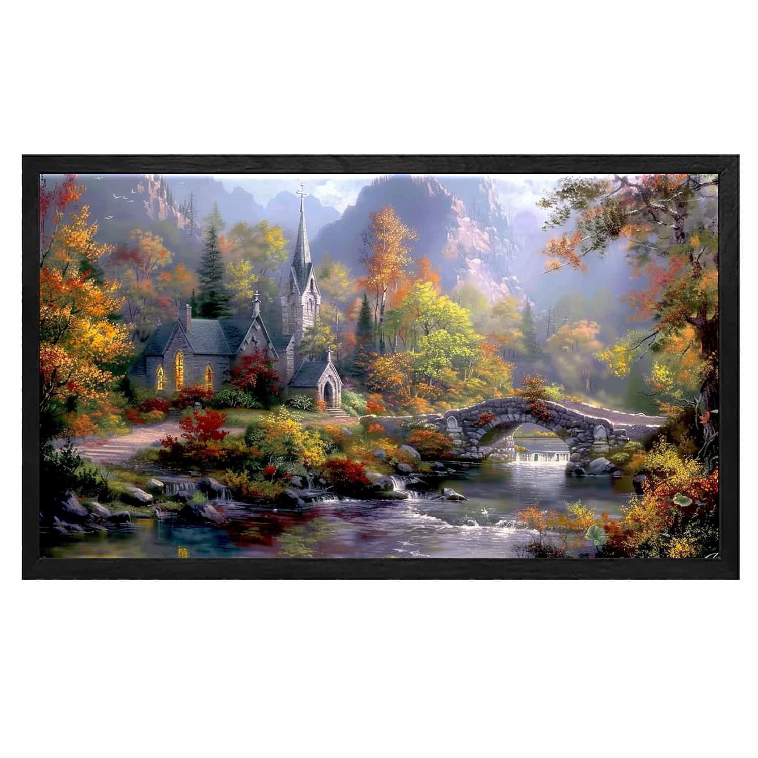 Garden Path Forest Canvas Art