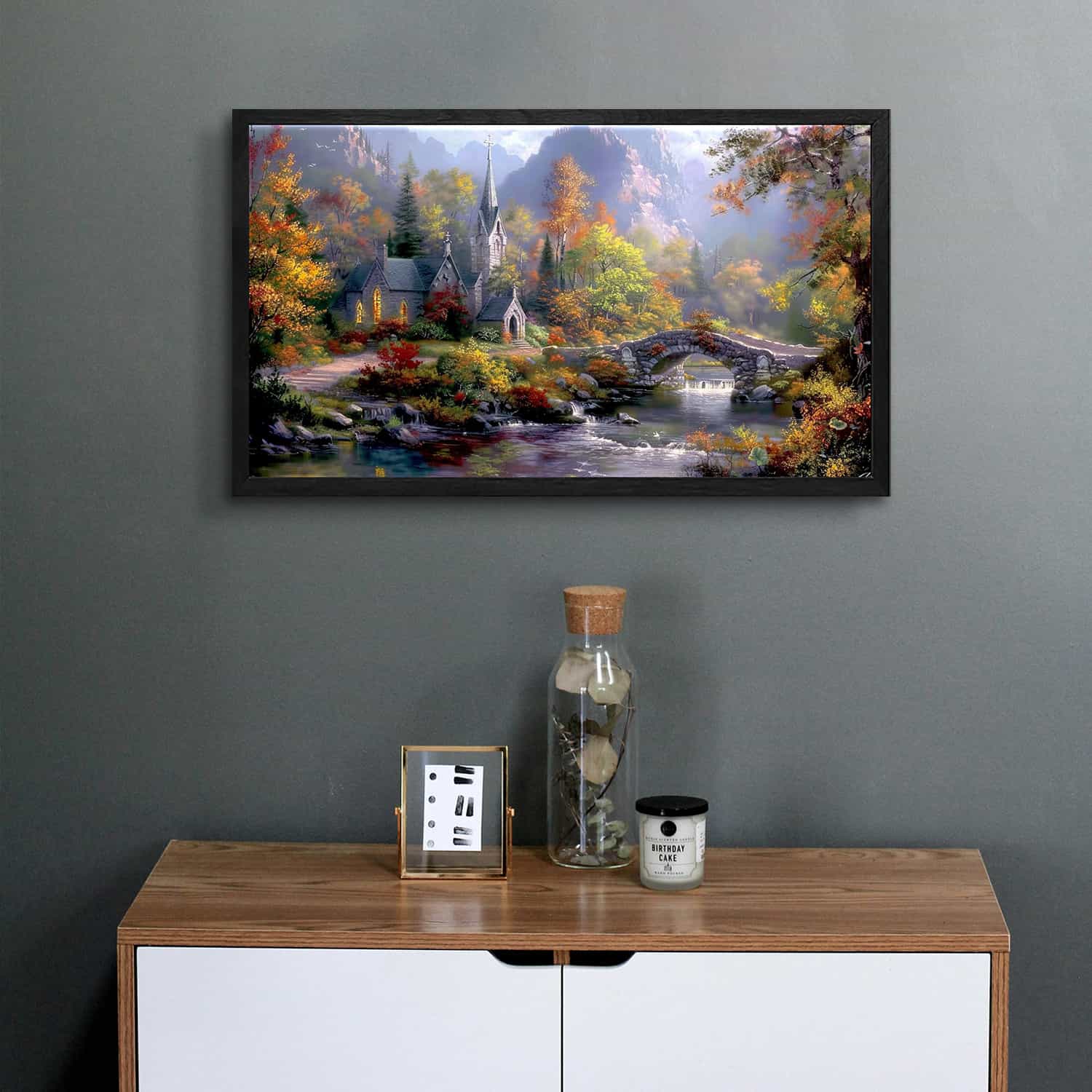 Garden Path Forest Canvas Art