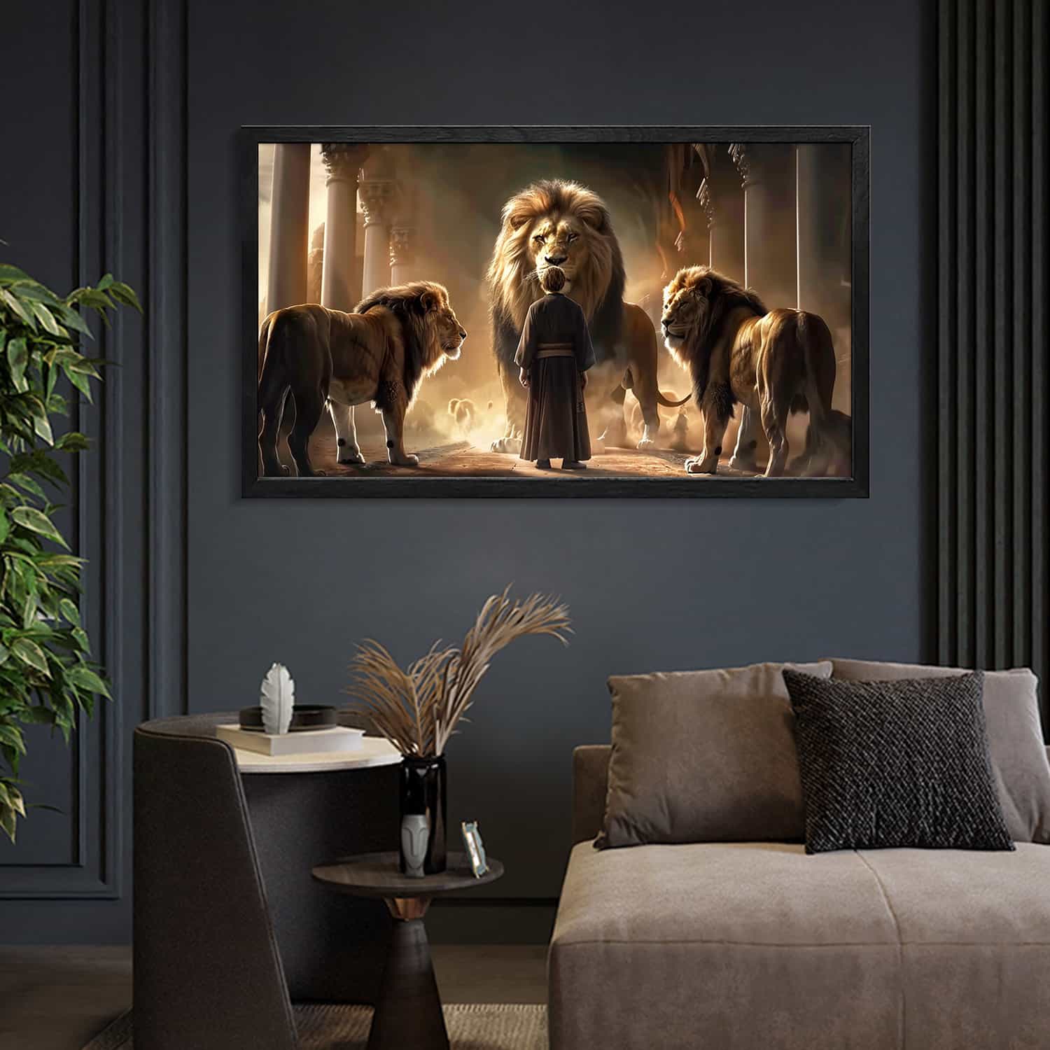 Daniel In The Lion Canvas Art