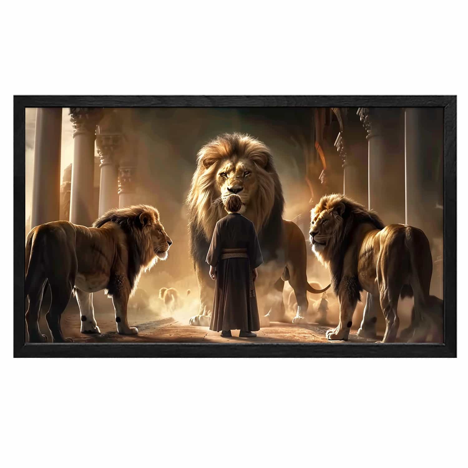 Daniel In The Lion Canvas Art