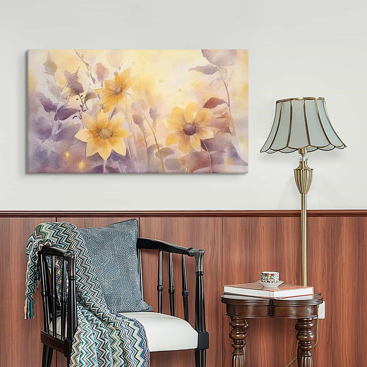Yellow Flower Canvas Art