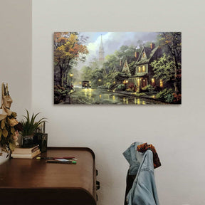 The Flowing Water Canvas Art
