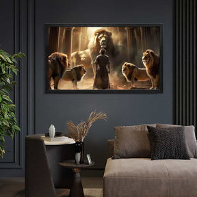 Daniel In The Lion Canvas Art